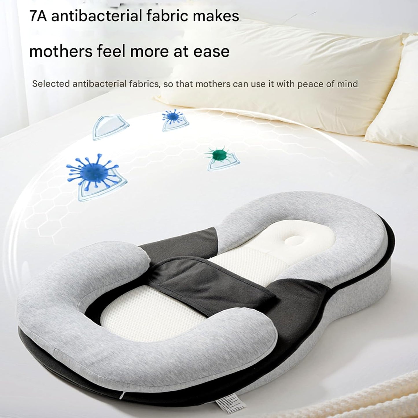 Almohada Desmontable De Alimentación Con Biberón, Almohadas Para Dormir Para Recién Nacidos, Almohada De Lactancia Materna De Reflujo Para Reducir La Regurgitación, Almohada Antireflujo