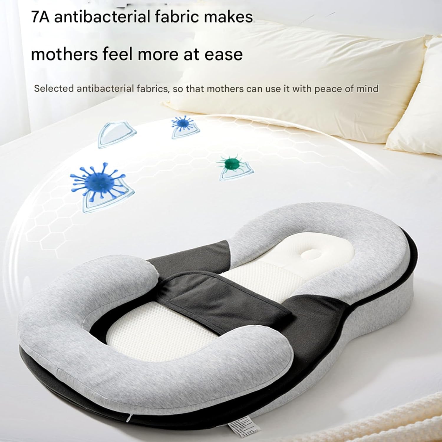 Almohada Desmontable De Alimentación Con Biberón, Almohadas Para Dormir Para Recién Nacidos, Almohada De Lactancia Materna De Reflujo Para Reducir La Regurgitación, Almohada Antireflujo